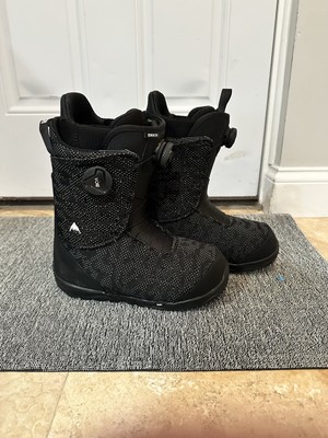 BURTON Men's SWATH BOA Snowboarding Boots - Black US Size 9 2x for