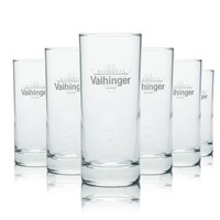 6X Vaihinger Glas 0,2L Becher Longdrink GläSer Mineral Wasser Sprudel Soda