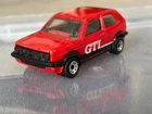 Vintage 1985 Matchbox Red Volkswagen Golf GTI Car 1/58 Diecast VW Hatchback