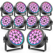 Quiet 18LED Stage Lights RGBW LED Par Light DMX 270W Stage Lighting for DJ Party