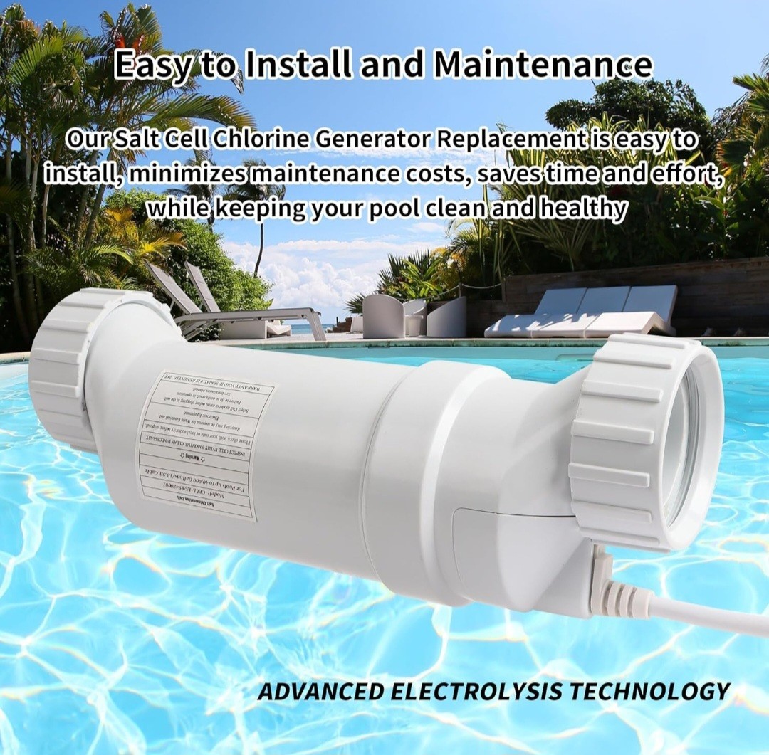 T-Cell-15 Salt Chlorinator Replacement,High-Performance 40,000 Gallon Cell