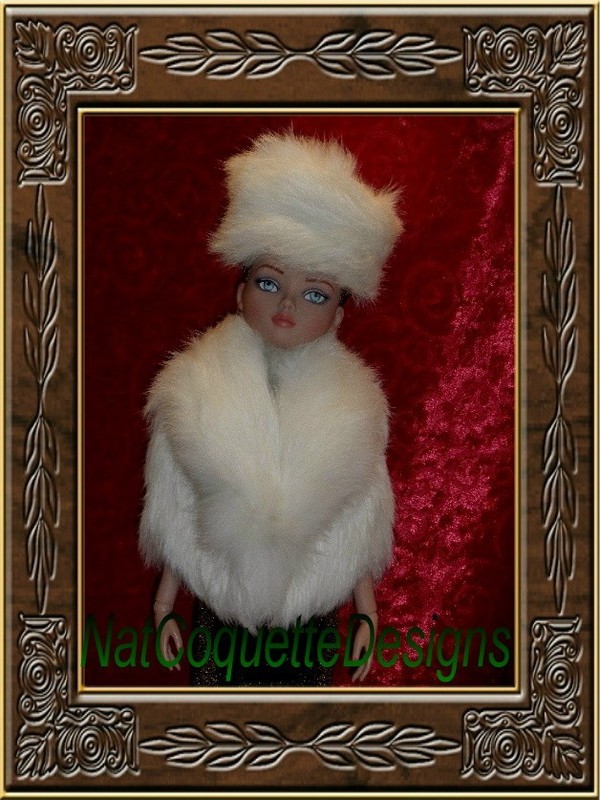 ~*~ SEARS MINK FUR STOLE FOR MARILYN MONROE, ELLOWYNE WILDE DOLLS~*~