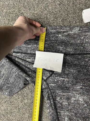 Lululemon Wunder Under Leggings Womens Size 8 Grey Rush Jacquard Hi Rise Tight - Picture 10 of 12