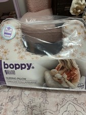 Boppy U-Shape Nursing Pillow Soft Pink Daisies Removable Cover