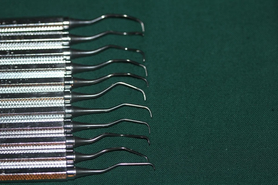 11 Stück Hu Friedy SAS SG Instrumente Küretten Dental Zahnarzt Gracey Curettes - Bild 1 von 1