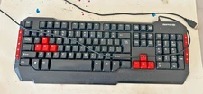 ibuypower Slim Keyboard( KB-IBP-002 ) Spill Resistant Black & Red