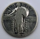 1929 Standing Liberty Quarter 90% Silver Philadelphia mint USA
