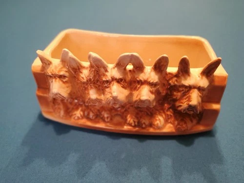 McCoy pottery Scottie planter
