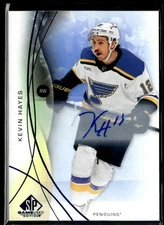 2024-25 SP Game Used Auto Blue Kevin Hayes Auto #102