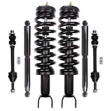 Front Struts Rear Shock Absorbers Sway Bar Kit For 2006-2008 Dodge Ram 1500 4WD