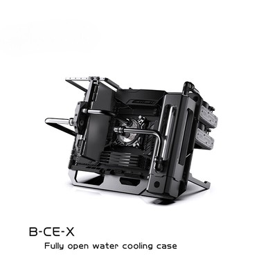 Open Frame Gaming Computer Case DIY Full Aluminum Water-Cooled Chassis B-CE-X