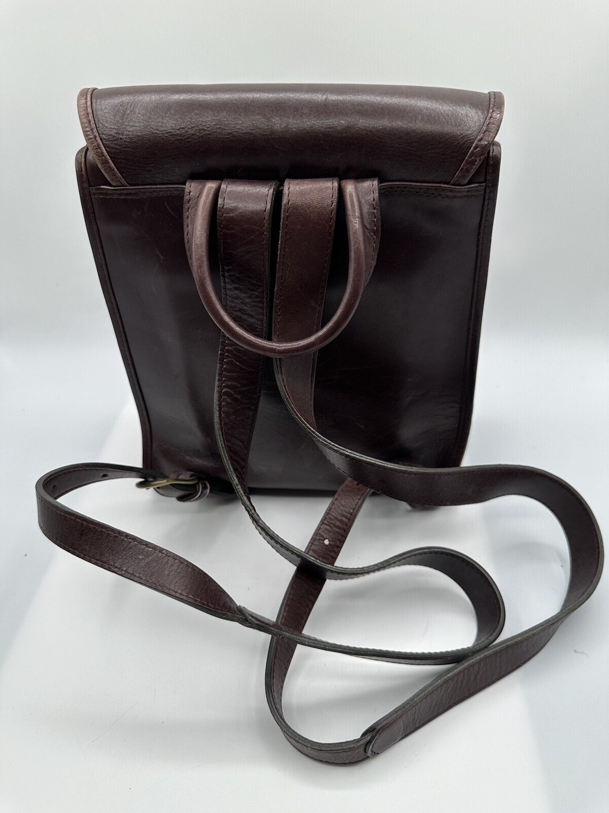 OVERLAND DARK BROWN STRUCTURED SMALL BACKPACK - image 2