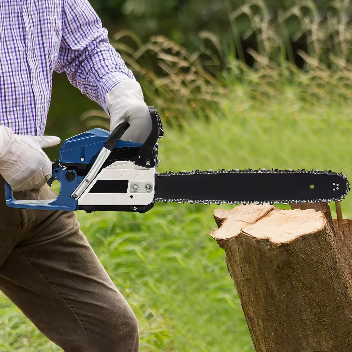Gas outlet tree saw