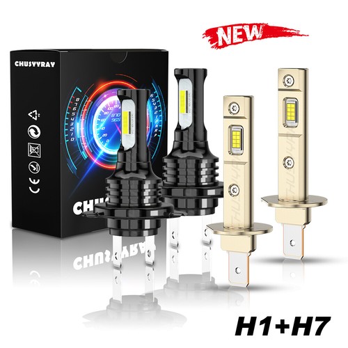 H1 + H7 LED Headlight Bulb Hi/Lo for Mercedes-Benz B200 C230 C240 C250 C280 C300