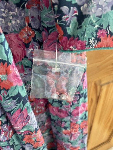 Vintage Liberty Floral ORIGIN Fit & Flare Dress, Pockets 14 Check Measurements - Picture 4 of 9