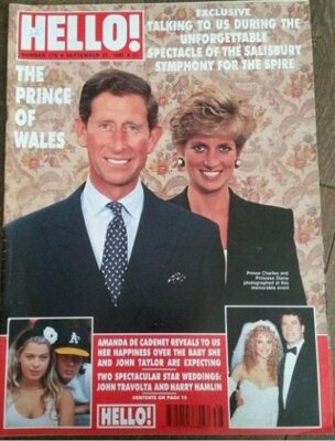 HELLO 170 21st September 1991 DAVID HASSELHOFF AMANDA DE CADENET CHRISTIAN DIOR