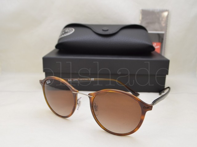 Ray Ban Brown Gradient Round Unisex 