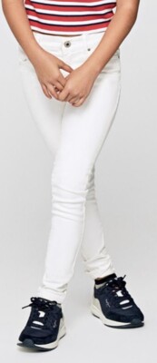 -50% Pepe Jeans Pixlette Jeans Gr. 140/10Y~rein weiß~NP 49,95  ~NEU