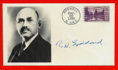 Dr Robert Goddard collector envelope w original period 1935 stamp *OP1415