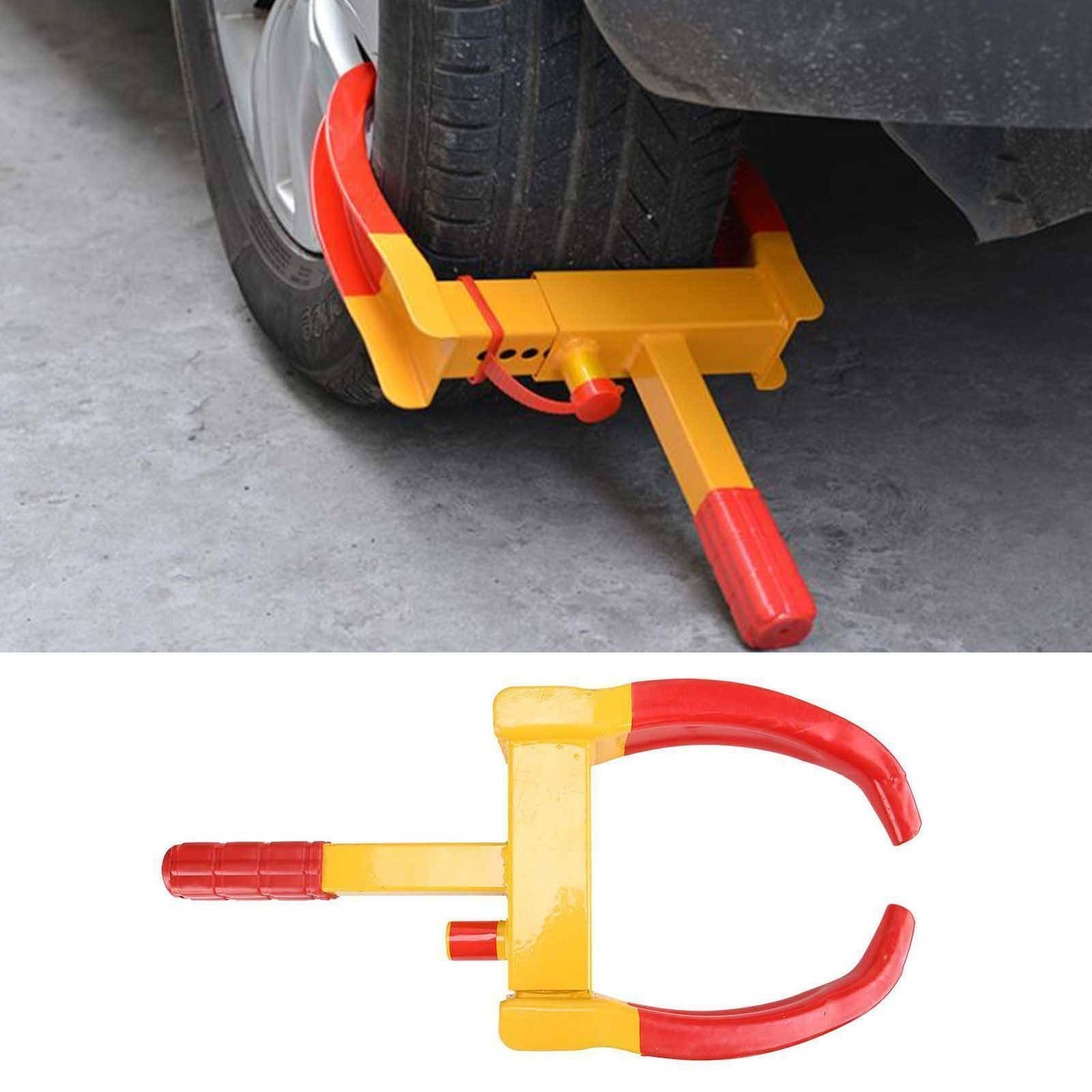 2PCS Heavy Duty Wheel Clamp Security Lock Caravan Trailer Car Motorhome