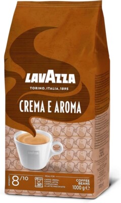 SALE! NEW Lavazza, Crema e Aroma, Arabica and Robusta coffee beans 1 kg pack