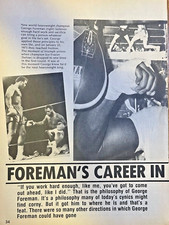 1973 Boxer George Foreman illustrated