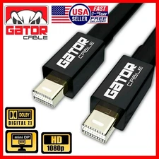 Mini DisplayPort to Mini DisplayPort Cable DP 1.2 4K 60Hz Audio Video Data 6FT