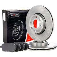 Maxgear Bremsscheiben BeläGe Vorne Satz FüR Logan Micra 3 Renault Clio 3 Modus