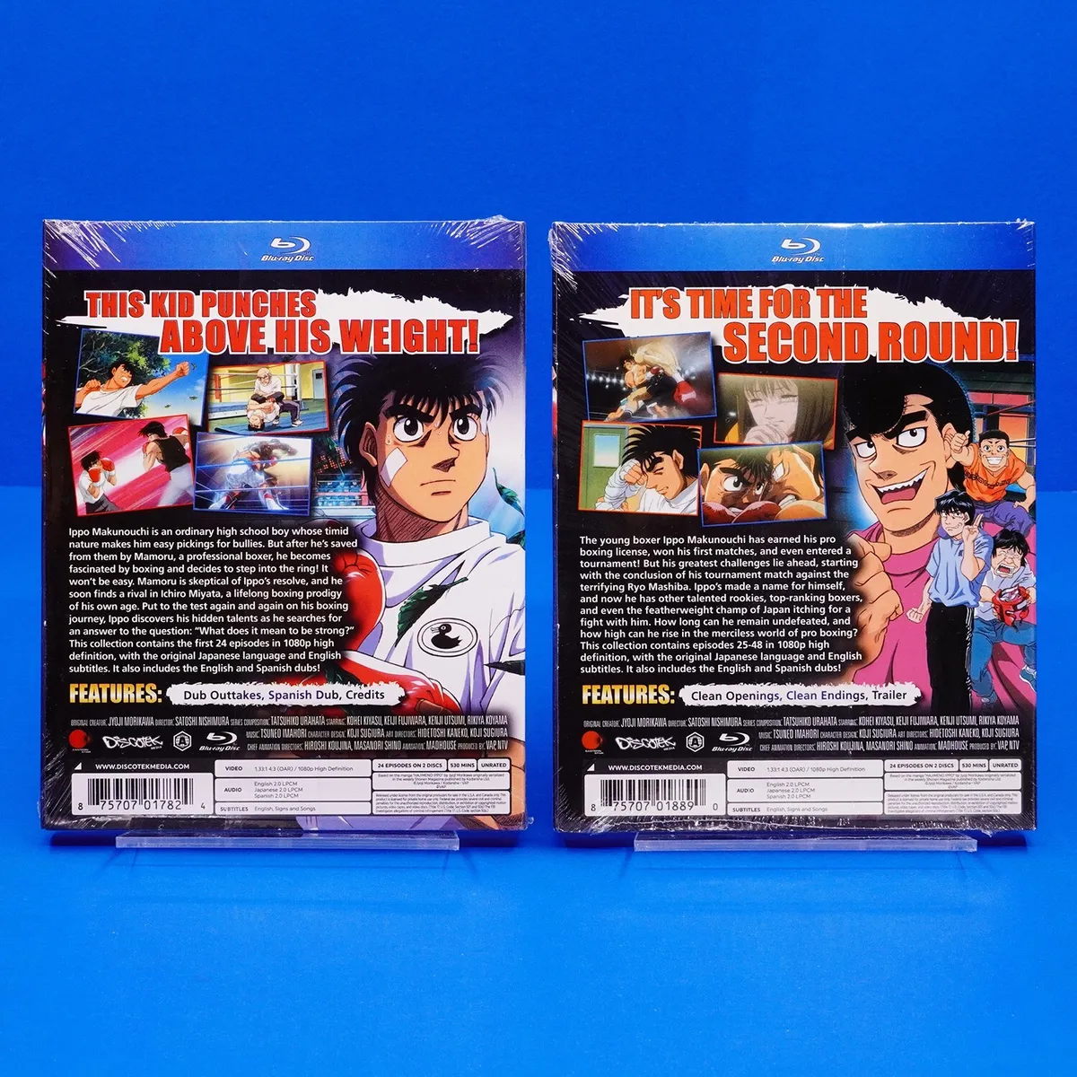 Hajime no Ippo The Fighting Collection 1 & 2 Blu Ray Set Official Anime  1-48