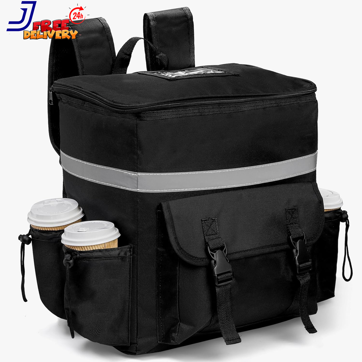 Food Delivery Backpack, Insulated Reusable Pizza Delivery 