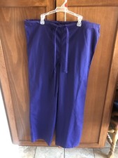 allheart Scrub Basics Scrubs Nursing Pants Size Small Purple Bottoms B-2100