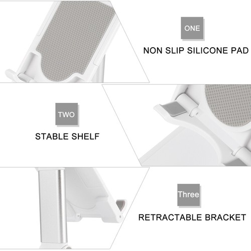 Mobile Phone Holder Multifunctional Cell Stand Foldable Portable - Photo 7/12