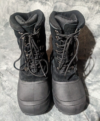 Field Stream Men's Winter Boots-Size Black 3M Thinsulate Water