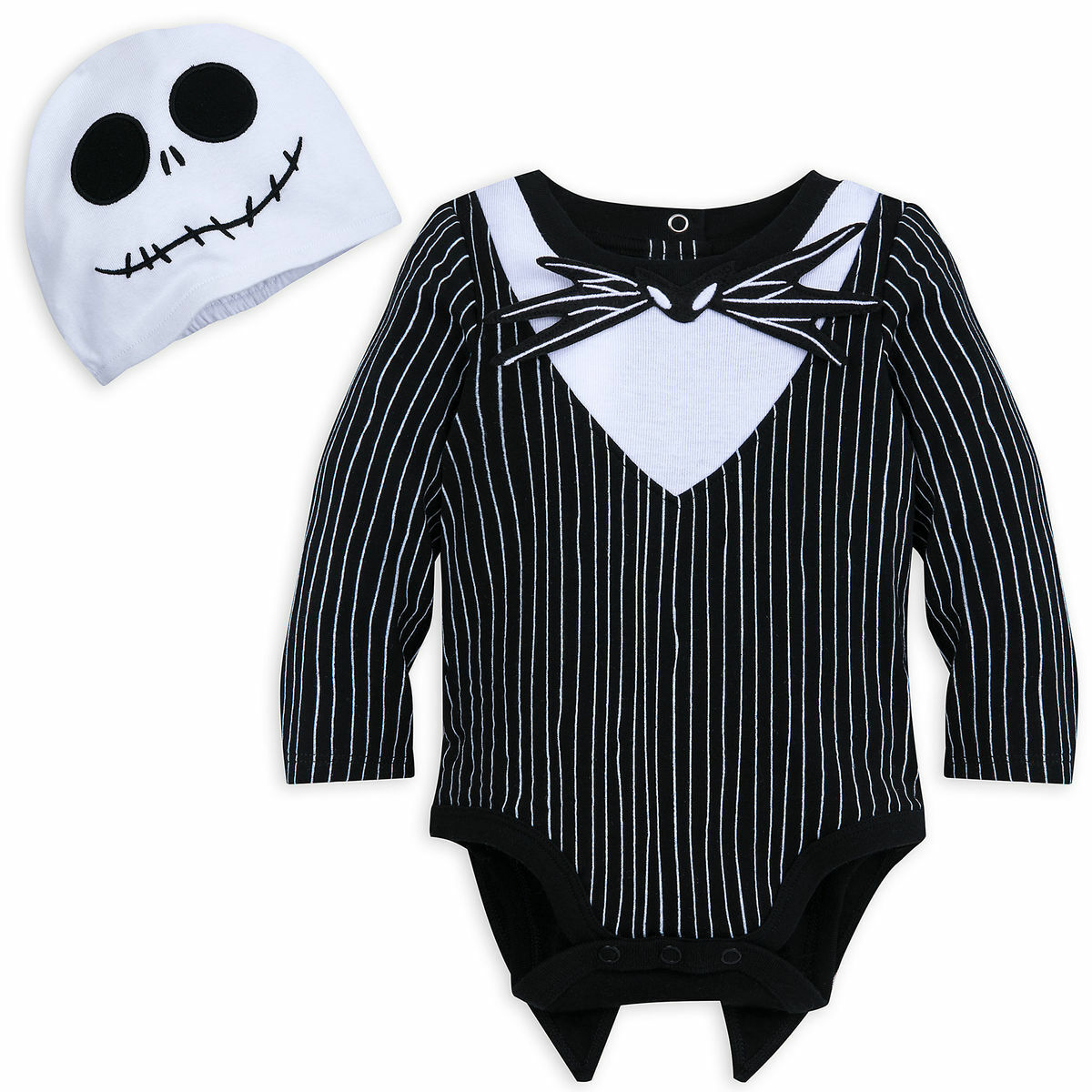 Disney Store Jack Skellington Baby Bodysuit Holiday Costume