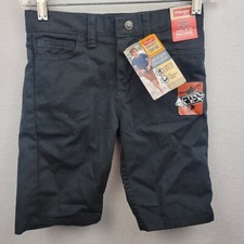 Wrangler Boy's Advanced Comfort Shorts Size 7 Regular Black Color Active Flex