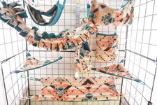 Sugar Glider Cage set, SK243 Rat  Sugar Glider Accessories, Flying Squirrel, 