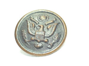 Original W.W. 1 - U.S. Army COAT BUTTON