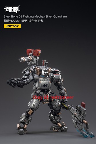 JOYTOY Steel Bone 09 Fighting Mecha (Silver Guardian) 8.5 inch Collectible Toys - Picture 8 of 13