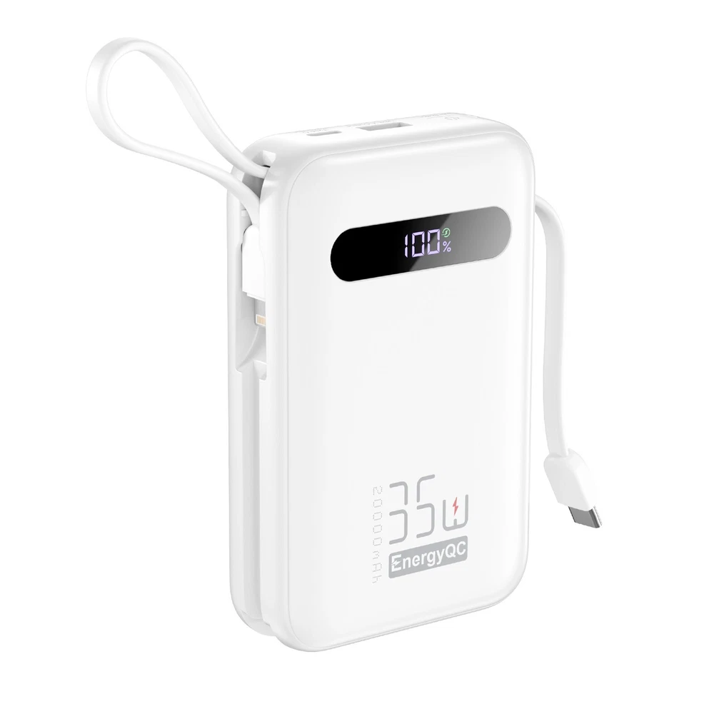 20000mAh 35W PD Fast Charging Power Bank for iPhone QC 4.0 Portable