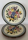 Stangl Dinner Plate Fruit And Flowers Pattern 10” Vintage  1957-1978 Set Of 3