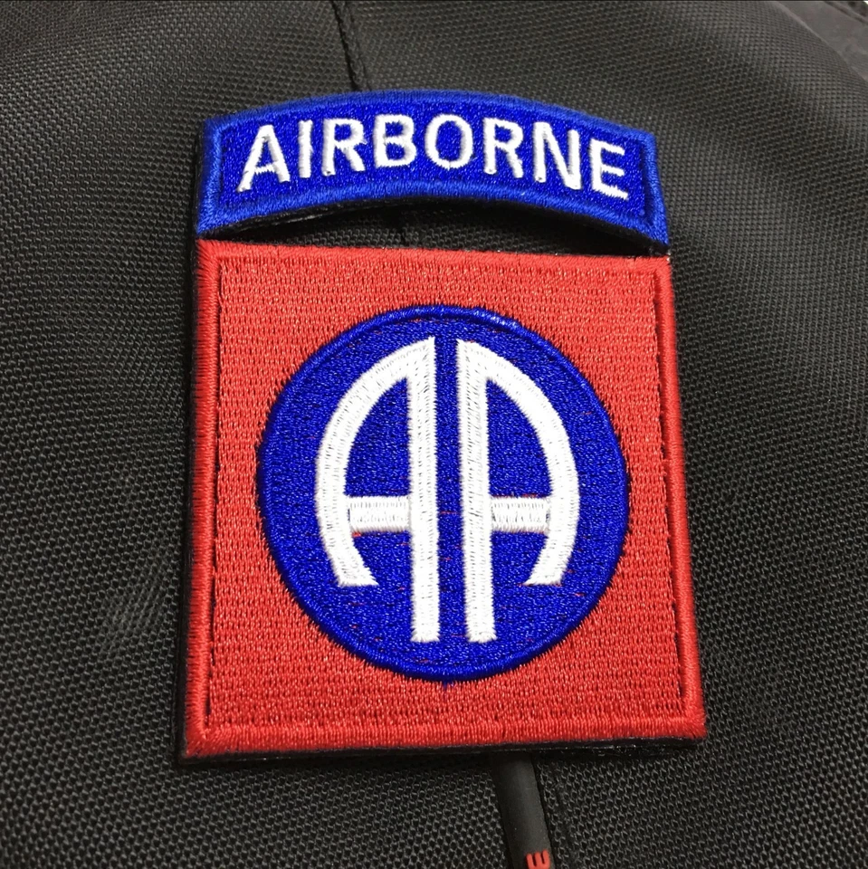 82nd Airborne Infantry Division Military Tactical Hook Loop Patch Fastener Badge - Image 4 of 4