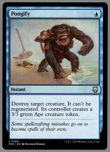 Pongify 0190 Non Foil Uncommon Modern Horizons 3 MTG Near Mint