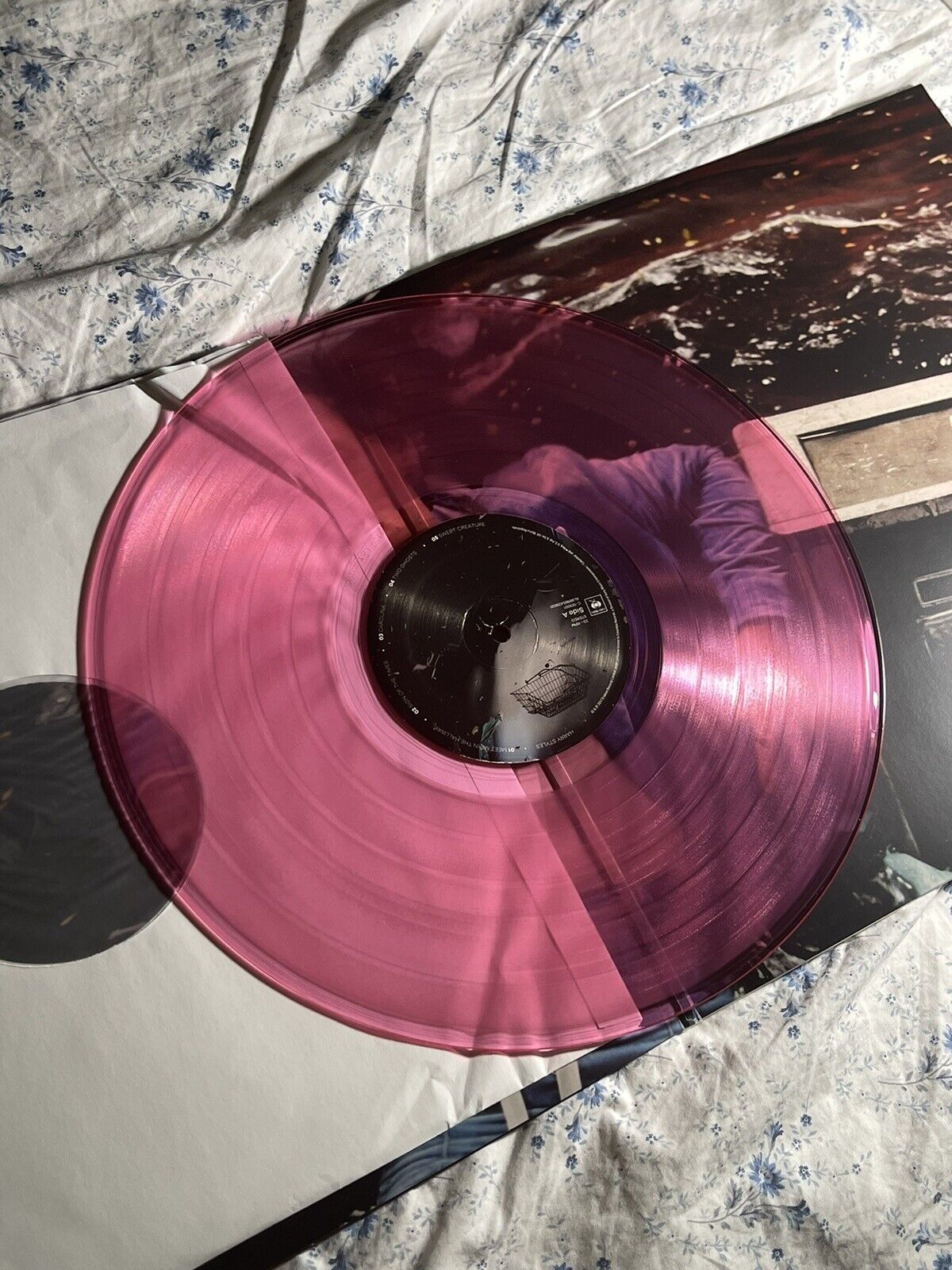 AUTHENTIC RARE HARRY STYLES LIMITED EDITION *PINK* VINYL (TWO YEAR ...