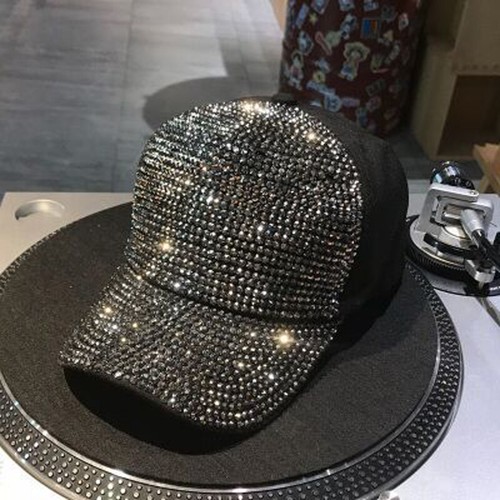 Glitter Bling Rhinestone Sequins Sparkly Ponytail Baseball Cap Casual Hat Women - Picture 8 of 19
