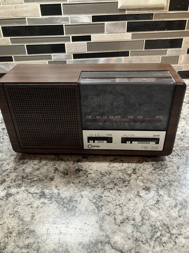 Vintage Cosmo AM FM Radio Model R-2400 Tested, Works | eBay