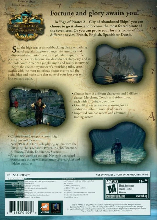 Sea Dogs: Caribbean Tales +Age of Pirates 2: City of Abandoned Ships PC Game - Image 3 of 3