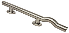 SEACHROME 00021 ADA 24" 1 -1/2" O.D/Satin SS End Wall Bathroom Shower Grab Bar
