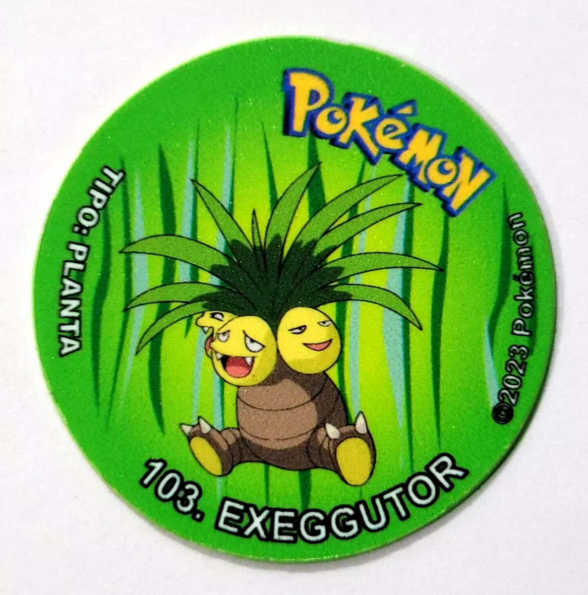 TAZO POKEMON DKV #103 ALOLA EXEGGUTOR 2019 Kanto PERU South America Pogs  Flips