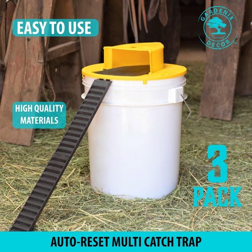 Flip and Slide Mouse Rat Trap - Humane Traps for Indoor Outdoor Use - Reusable - Picture 4 of 7
