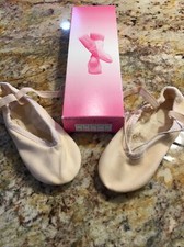 Russian Pointe Split-Sole Canvas Ballet Shoes Little Girls Sz. 29